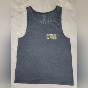 ☆O'NEILL Classic Fit Graphic Logo Tank in Slate Blue  - Size Small